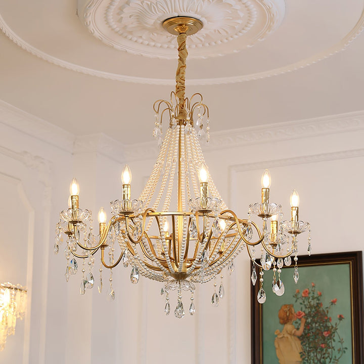 Arcadia Gold Chandelier - Vakkerlight