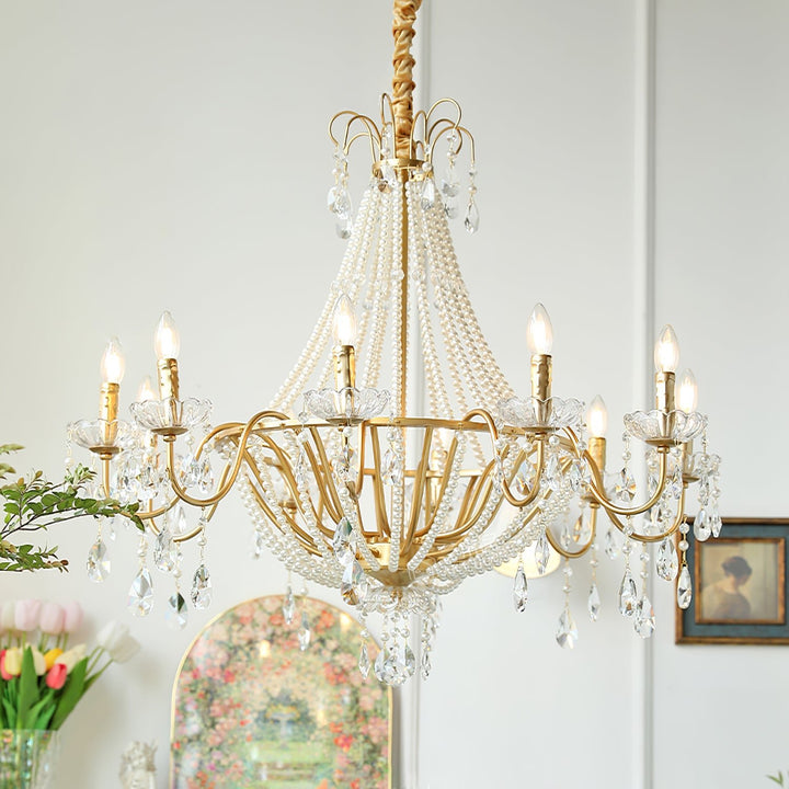 Arcadia Gold Chandelier - Vakkerlight