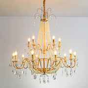 Arcadia Gold Chandelier - Vakkerlight