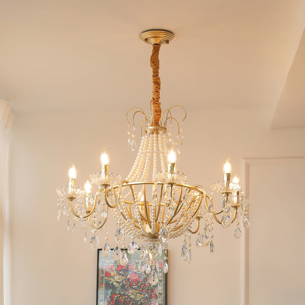 Arcadia Gold Chandelier - Vakkerlight