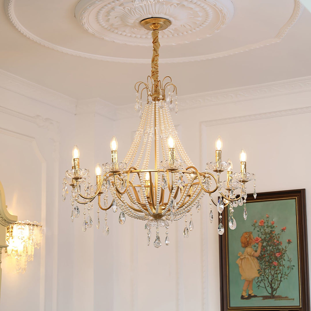 Arcadia Gold Chandelier - Vakkerlight