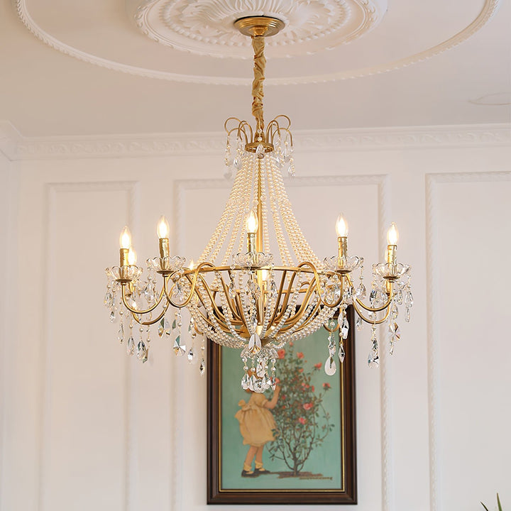 Arcadia Gold Chandelier - Vakkerlight