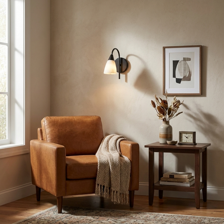 Arch Alabaster Wall Sconce