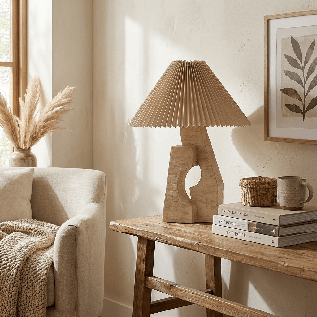 Arch Form Pleated Table Lamp - Vakkerlight