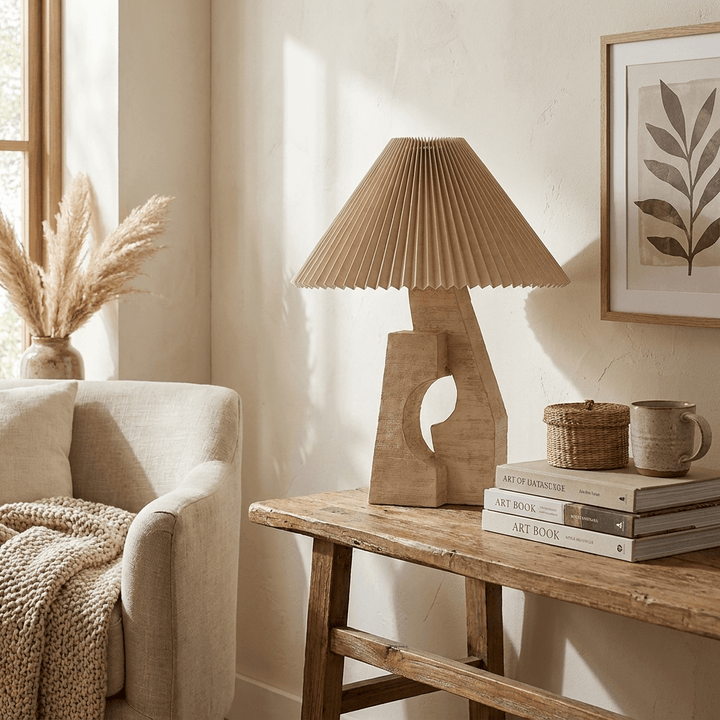 Arch Form Pleated Table Lamp - Vakkerlight