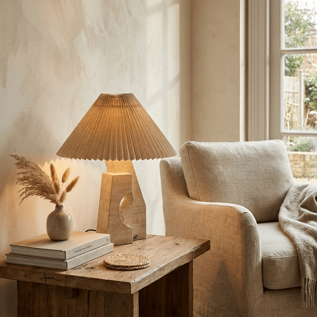 Arch Form Pleated Table Lamp - Vakkerlight