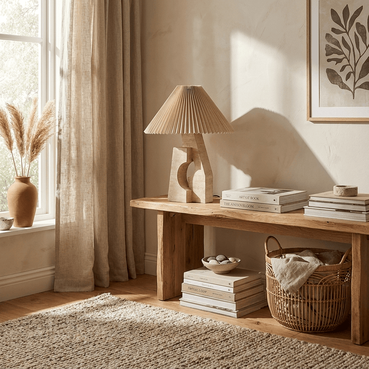 Arch Form Pleated Table Lamp - Vakkerlight