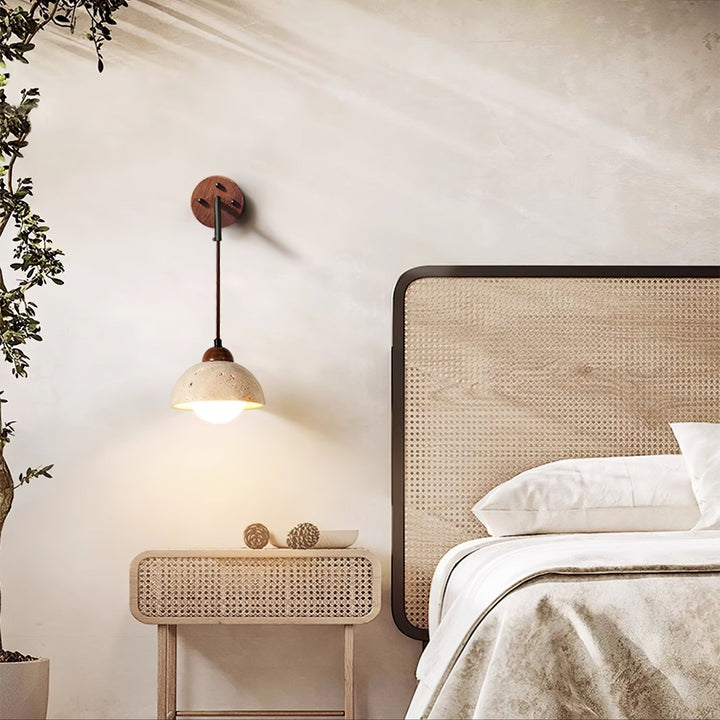 Arched Travertine Wall Light - Vakkerlight