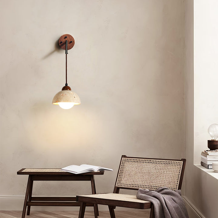 Arched Travertine Wall Light - Vakkerlight