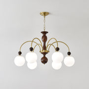 Archway Walnut Color Chandelier