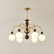 Archway Walnut Color Chandelier - Vakkerlight