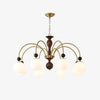 Archway Walnut Color Chandelier