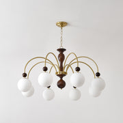 Archway Walnut Color Chandelier - Vakkerlight