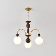 Archway Walnut Color Chandelier - Vakkerlight