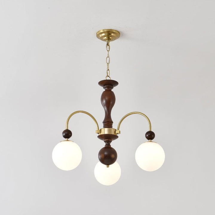 Archway Walnut Color Chandelier - Vakkerlight