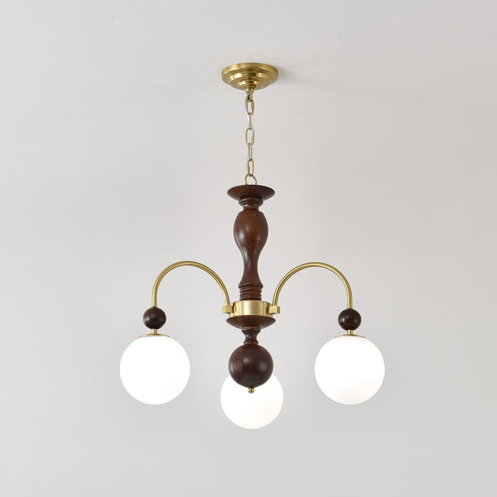 Archway Walnut Color Chandelier - Vakkerlight