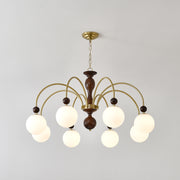 Archway Walnut Color Chandelier - Vakkerlight