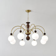 Archway Walnut Color Chandelier - Vakkerlight