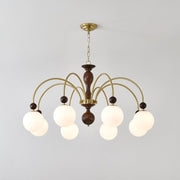 Archway Walnut Color Chandelier - Vakkerlight