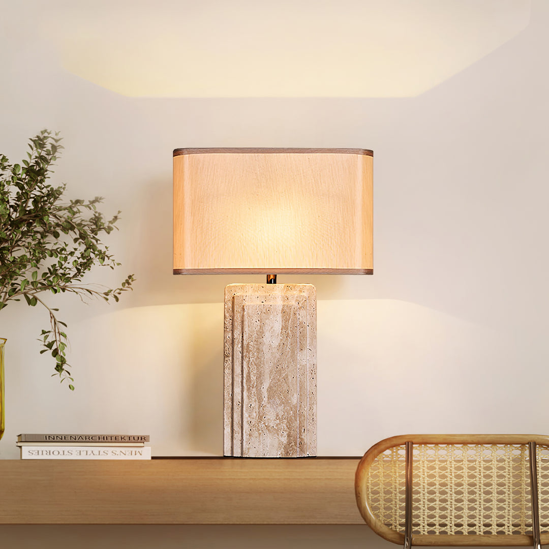 Arco Travertine Table Lamp - Vakkerlight