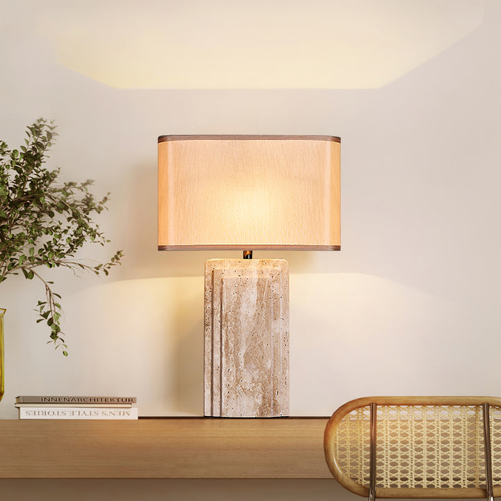 Arco Travertine Table Lamp - Vakkerlight