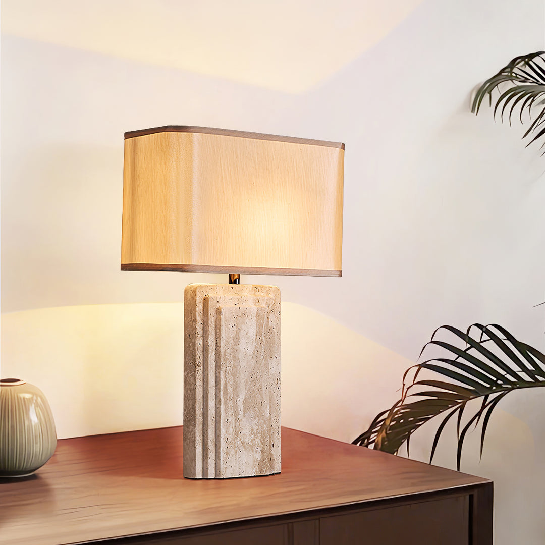 Arco Travertine Table Lamp - Vakkerlight