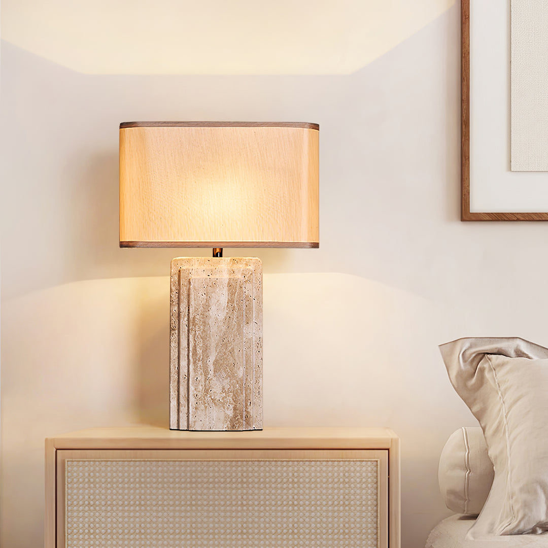 Arco Travertine Table Lamp - Vakkerlight