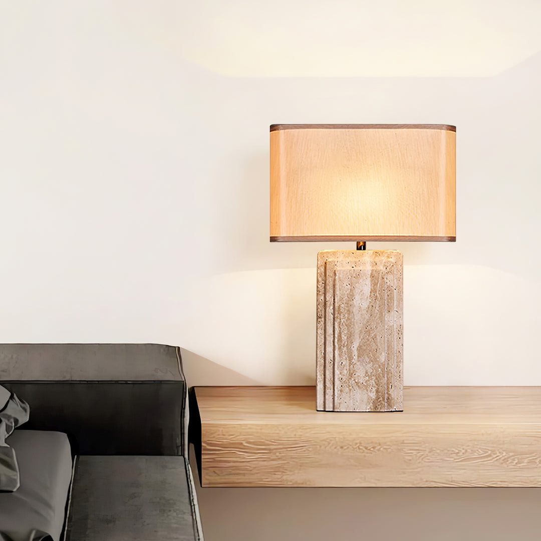 Arco Travertine Table Lamp - Vakkerlight