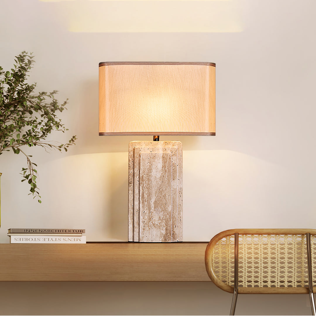 Arco Travertine Table Lamp - Vakkerlight