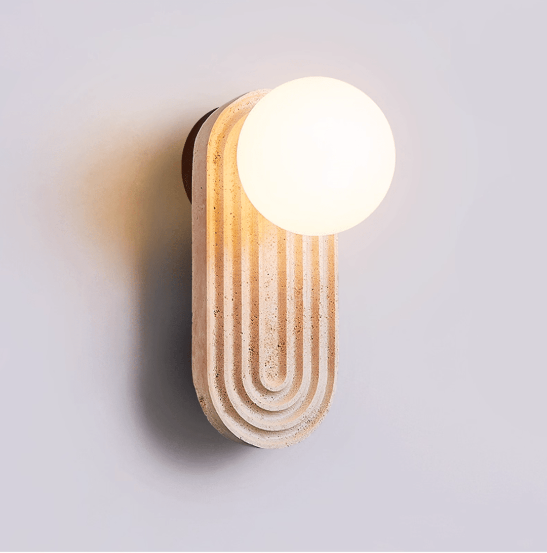 Arco Travertine Wall Light - Vakkerlight