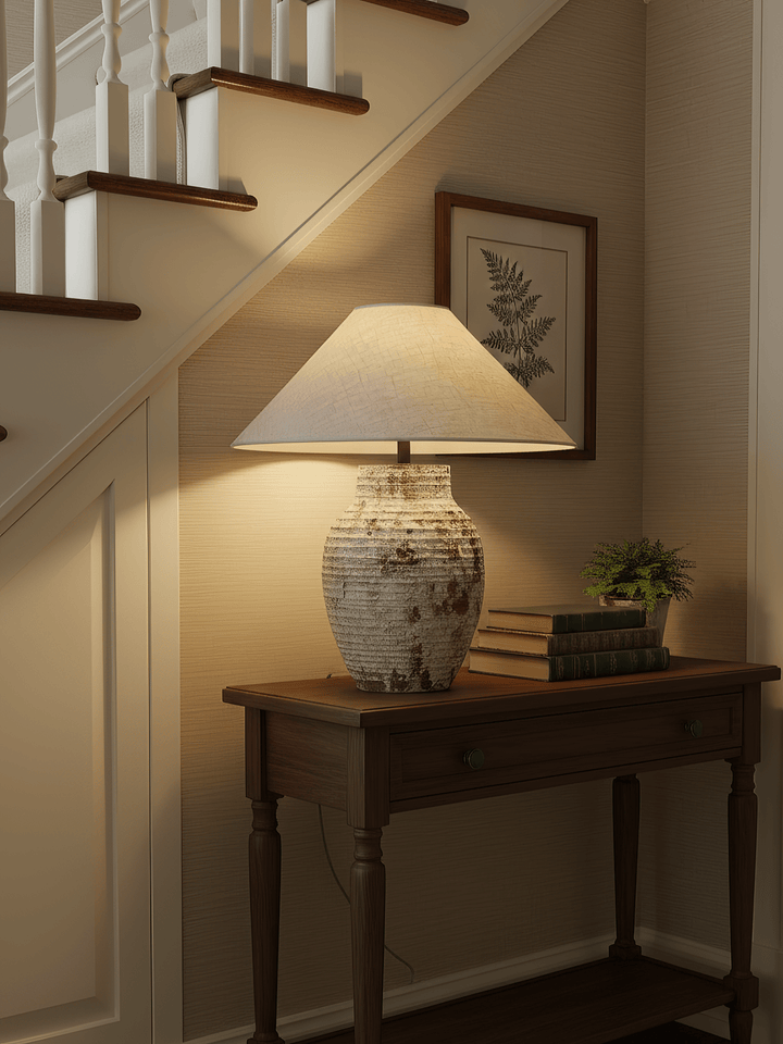 Arden Textured Clay Table Lamp - Vakkerlight