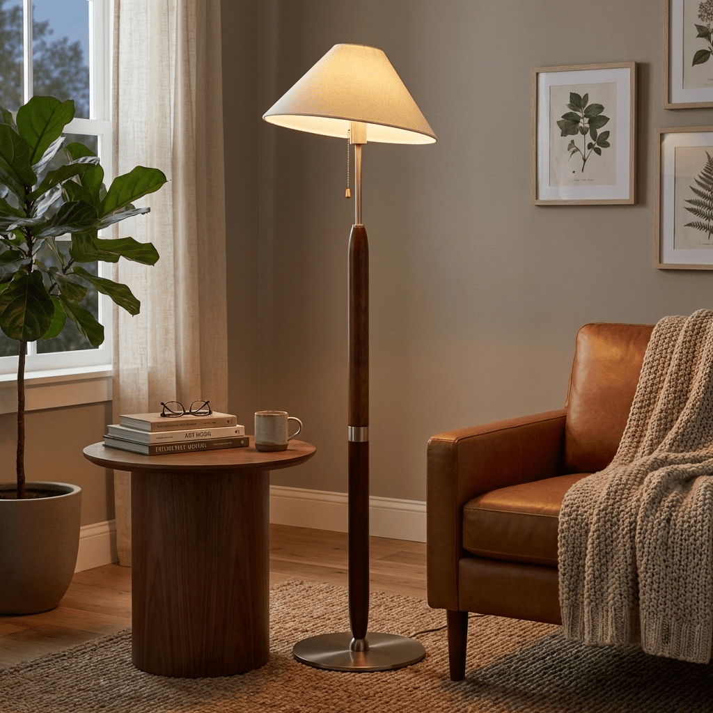 Arden Wood Floor Lamp - Vakkerlight