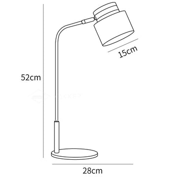 Luminária de Mesa Ari Scandustrial — Dimension drawings 1