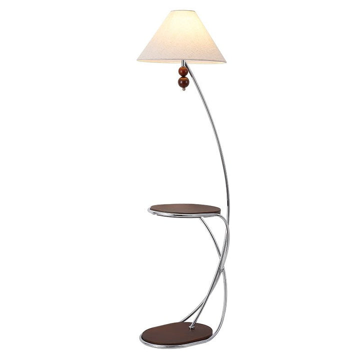 Aria Curved Shelf Floor Lamp - Vakkerlight