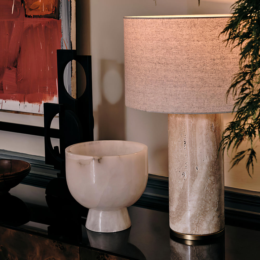 Aria Stone Table Lamp - Vakkerlight