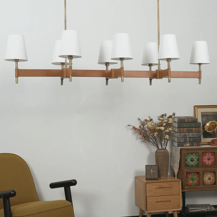 Arianna Leather Chandelier - Vakkerlight