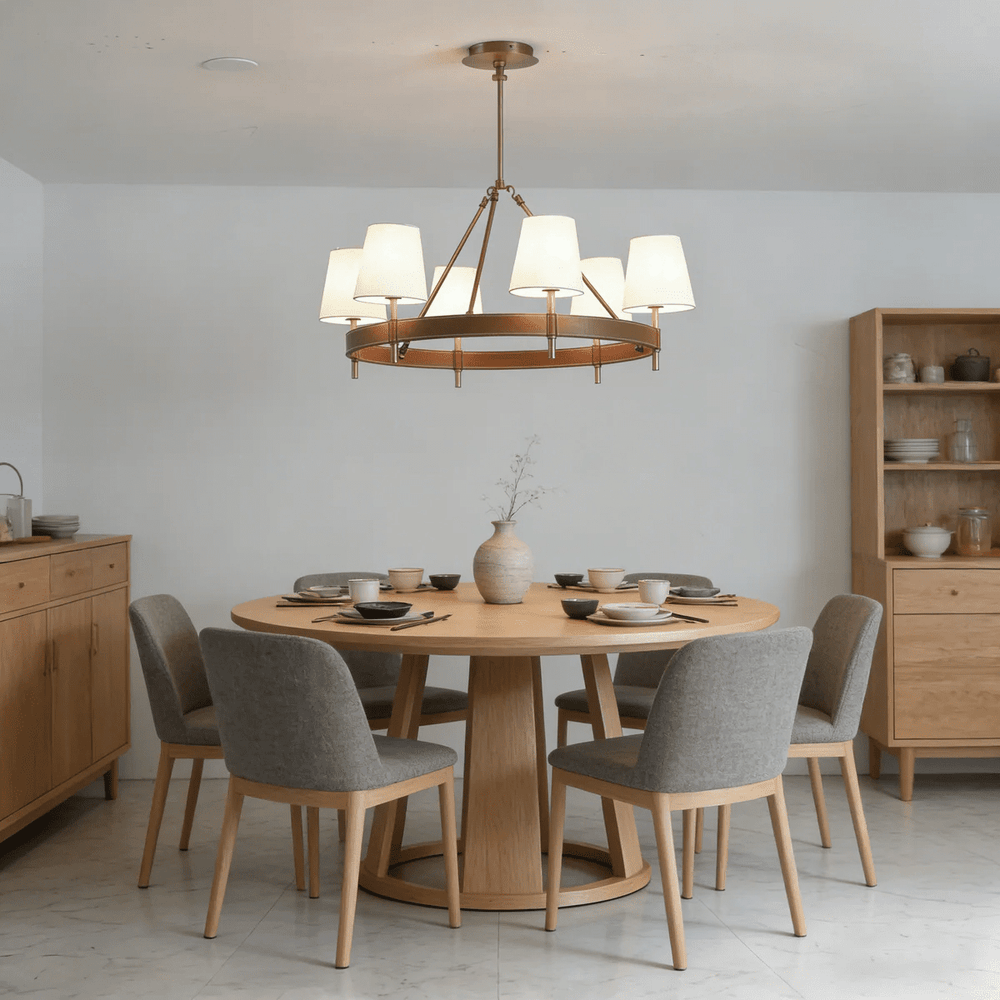 Arianna Leather Chandelier - Vakkerlight