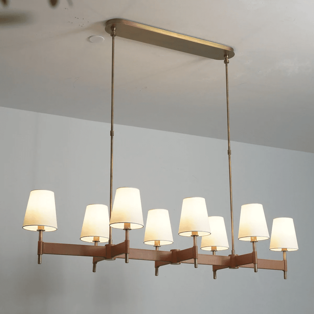Arianna Leather Chandelier - Vakkerlight