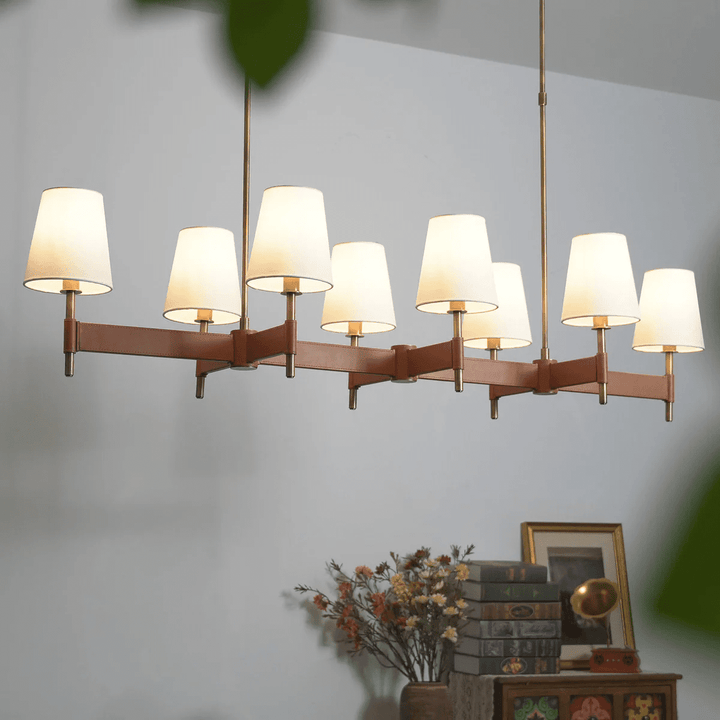 Arianna Leather Chandelier - Vakkerlight