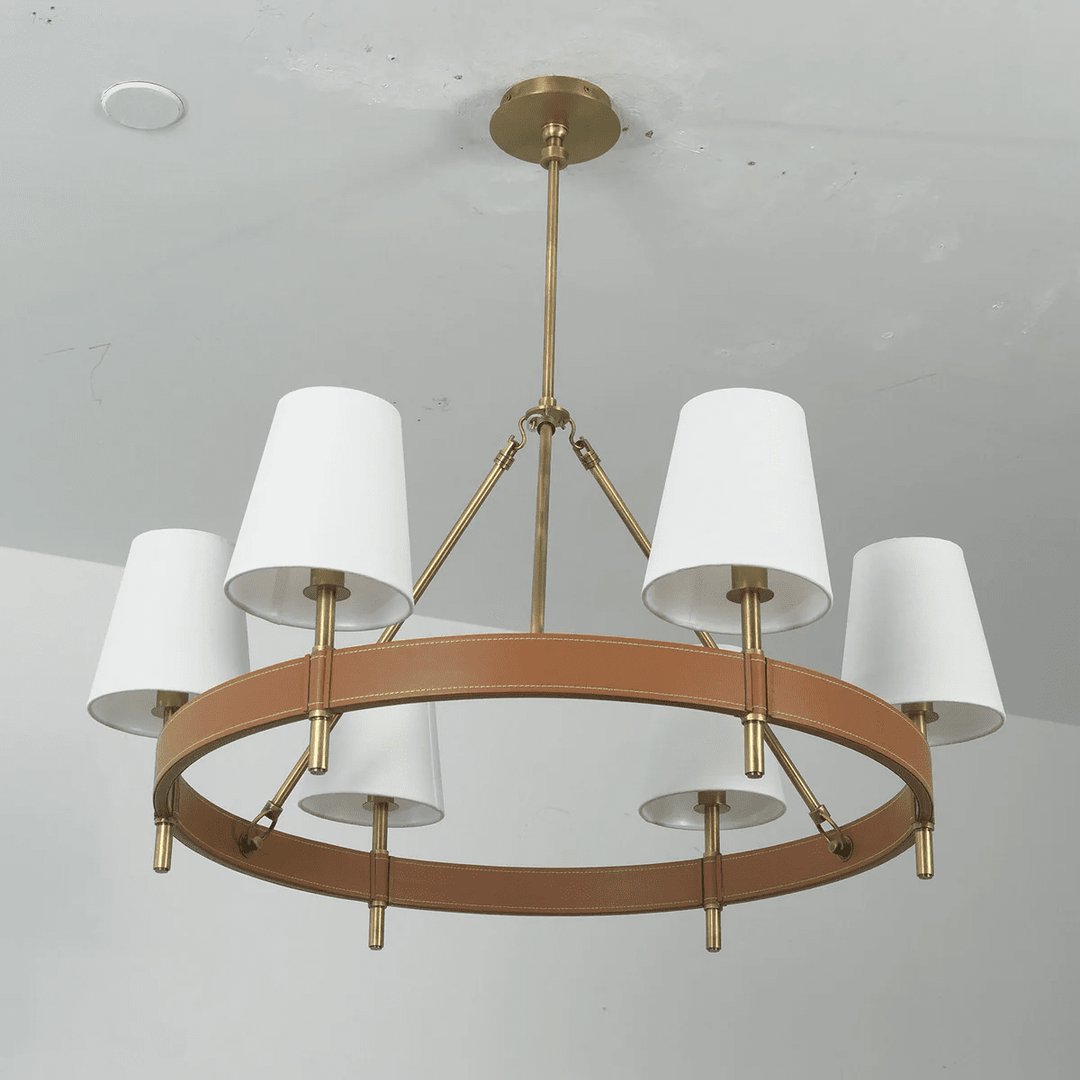 Arianna Leather Chandelier - Vakkerlight