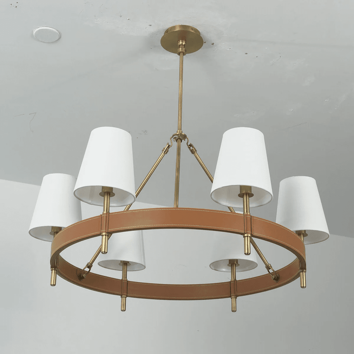 Arianna Leather Chandelier - Vakkerlight