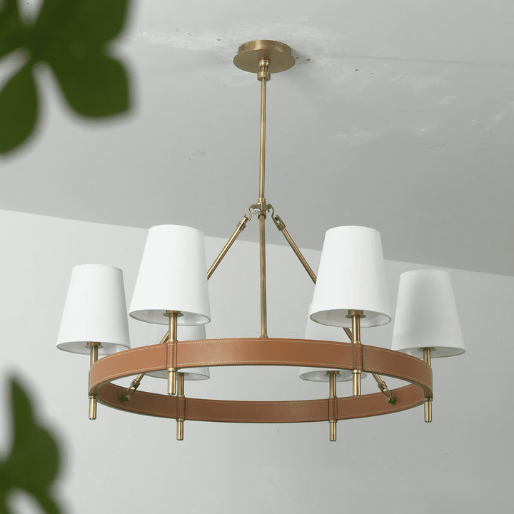 Arianna Leather Chandelier - Vakkerlight