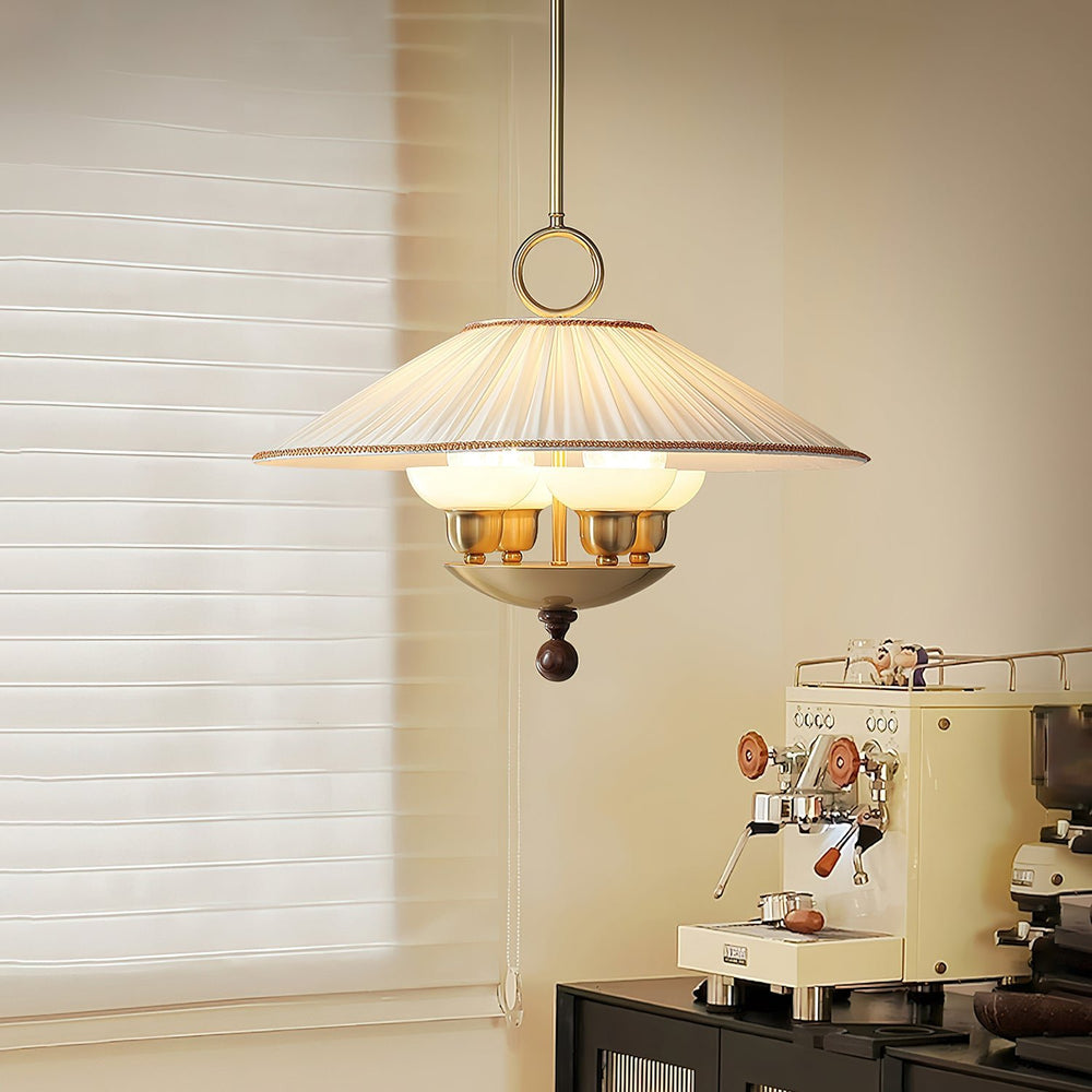 Arlena Pleated Shade Pendant Light - Vakkerlight