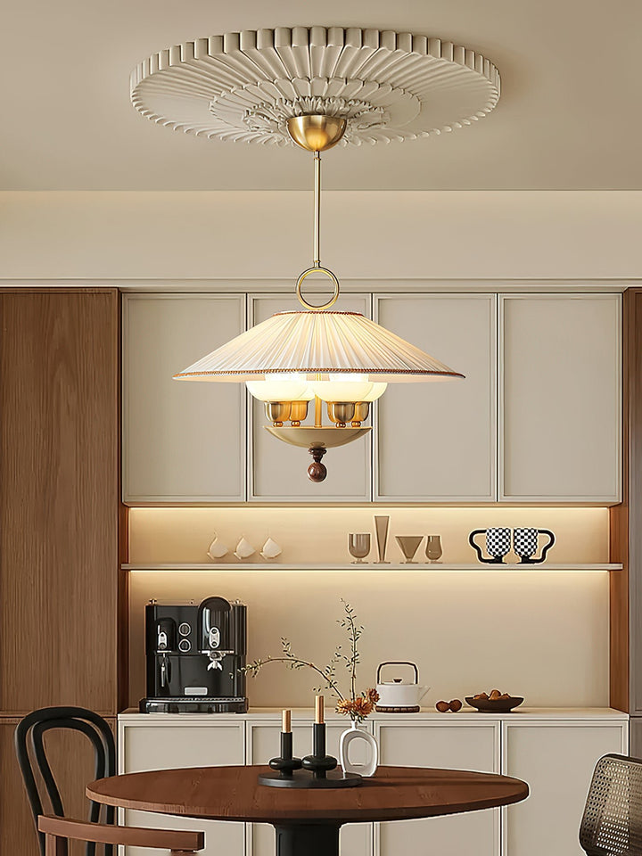 Arlena Pleated Shade Pendant Light - Vakkerlight