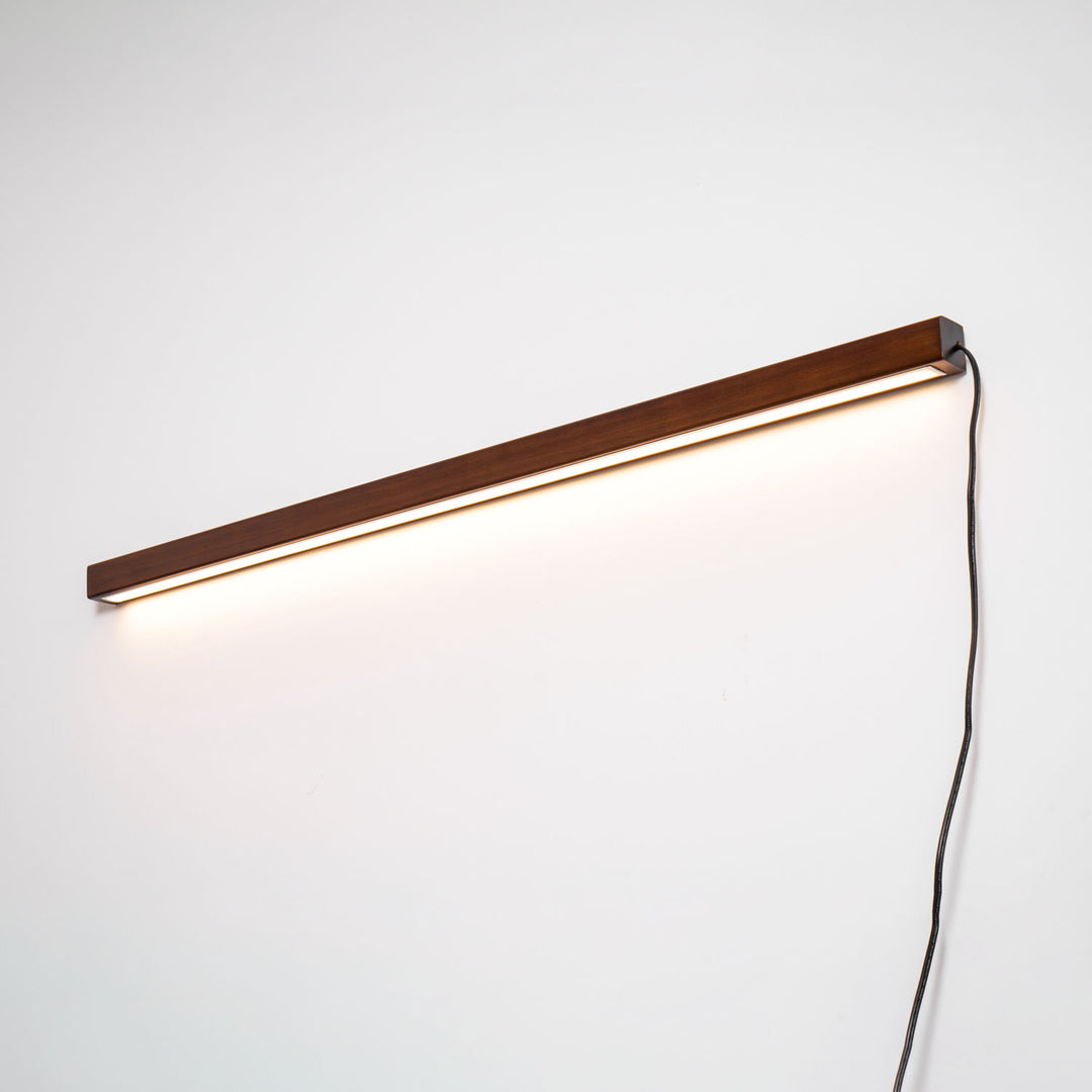 Arlo Linear Wood Plug - in Wall Light - Vakkerlight