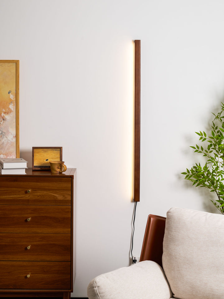 Arlo Linear Wood Plug - in Wall Light - Vakkerlight