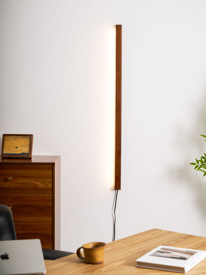 Arlo Linear Wood Plug - in Wall Light - Vakkerlight