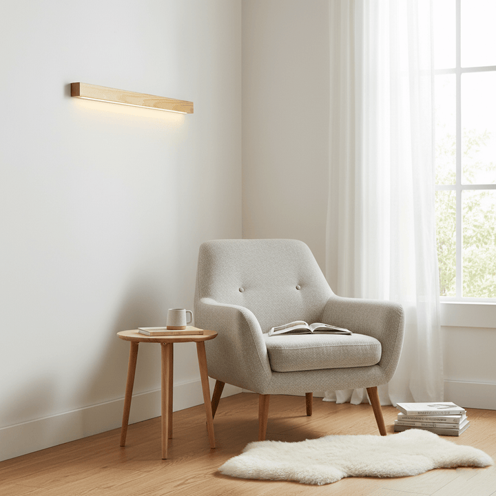 Arlo Linear Wood Wall Light - Vakkerlight