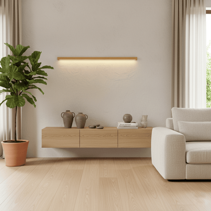 Arlo Linear Wood Wall Light - Vakkerlight
