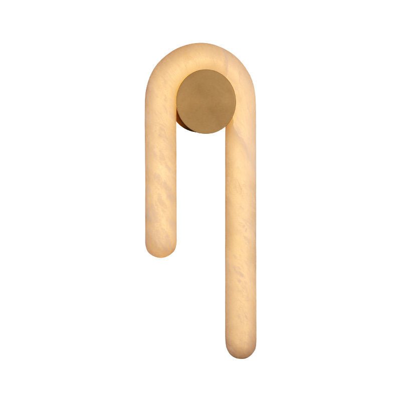Arlo Loop Alabaster Wall Light - Vakkerlight